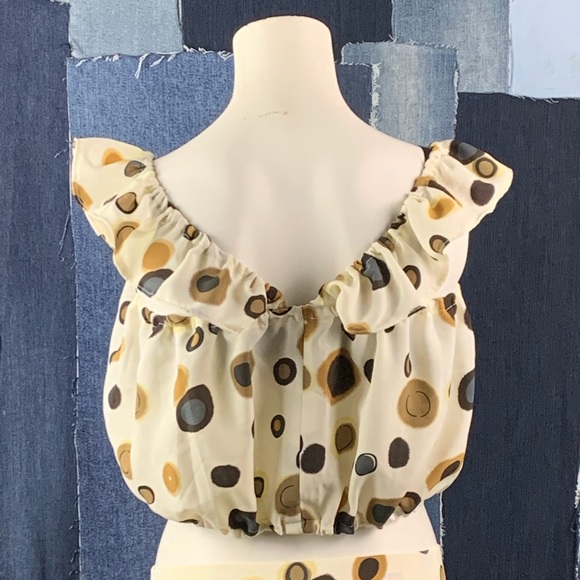 Exclusive Design Reworked Matching Top & Skirt Sz L Super Cute Summer Outfit. - Picture 4 of 8